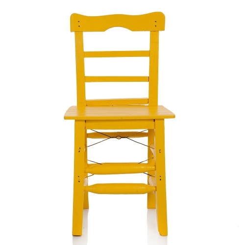 Tahta Sandalye Sarı ts4