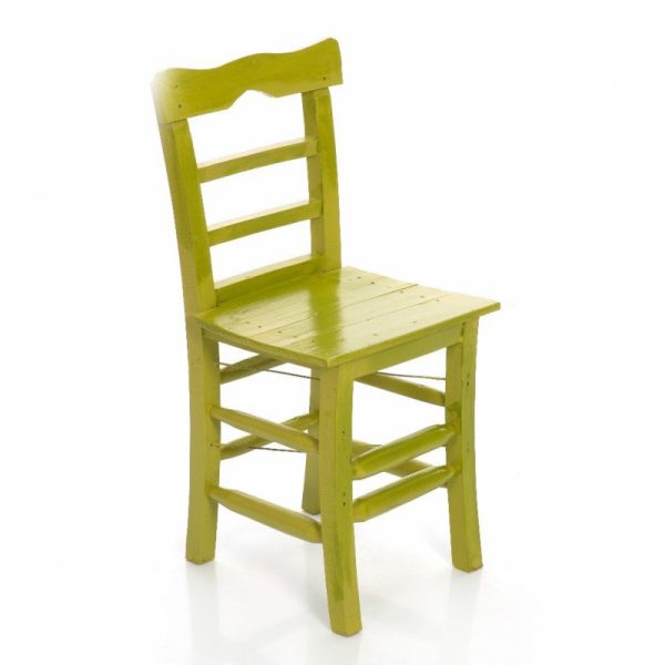Tahta Sandalye Yeşil ts7
